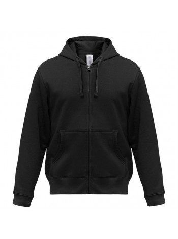 Толстовка мужская Hooded Full Zip черная
