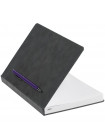 Ежедневник Magnet Chrome с ручкой, серый с фиолетовым