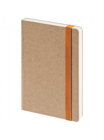 Ежедневник Eco Write Mini, недатированный, с оранжевой резинкой