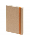 Ежедневник Eco Write Mini, недатированный, с оранжевой резинкой