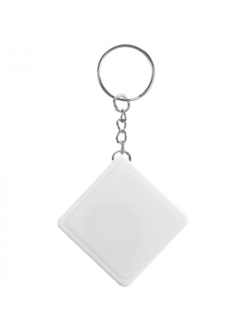 Брелок с рулеткой Square ver.2, белый