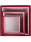 Коробка Cube, S, красная