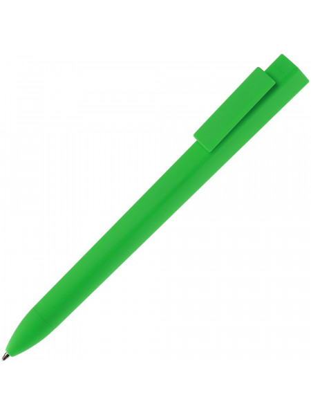 Ручка шариковая Swiper SQ Soft Touch, зеленая
