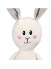 Мягкая игрушка Beastie Toys, заяц с белым шарфом