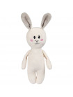 Мягкая игрушка Beastie Toys, заяц с белым шарфом