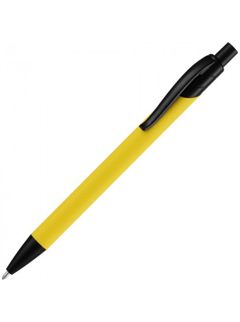 Ручка шариковая Undertone Black Soft Touch, желтая