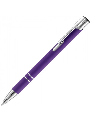 Ручка шариковая Keskus Soft Touch, фиолетовая