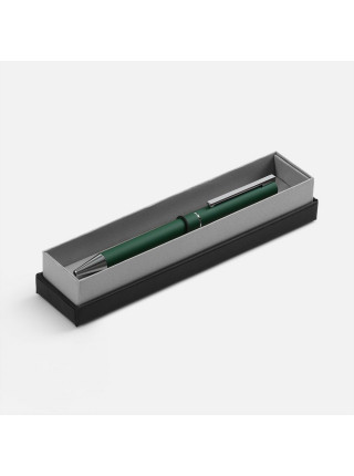 Ручка шариковая Blade Soft Touch в футляре, зеленая