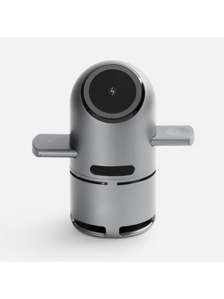 Bluetooth-колонка с беспроводной зарядкой Droid, серая