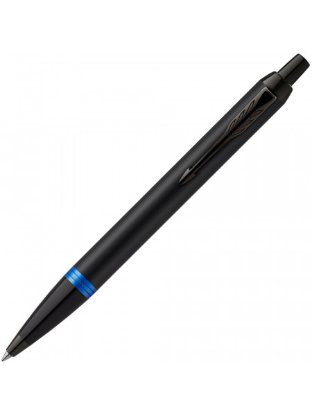 Ручка шариковая Parker IM Professionals Marine Blue BT, черная с синим