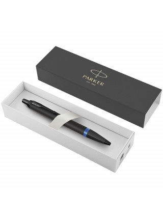 Ручка шариковая Parker IM Professionals Marine Blue BT, черная с синим