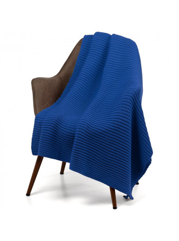Плед Quill, синий (василек)