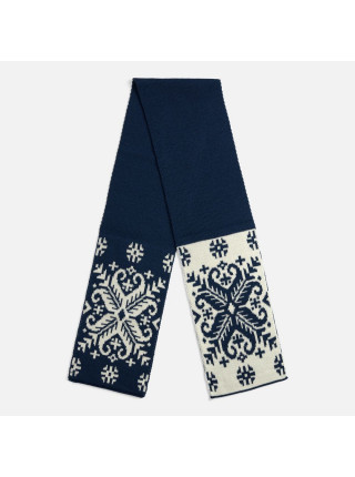 Шарф Wintertude M, синий с белым