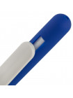 Ручка шариковая Slider Soft Touch, синяя с белым