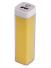 Bнешний аккумулятор Bar, 2200 mAh, ver.2, желтый