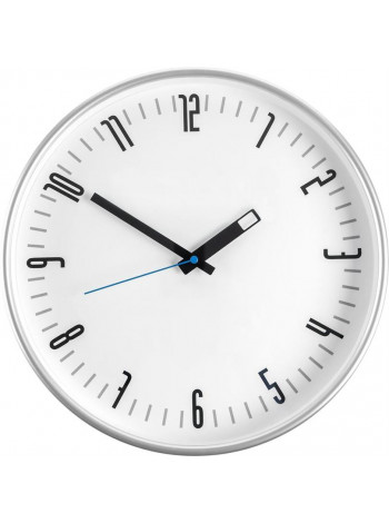 Часы настенные ChronoTop, с синей секундной стрелкой